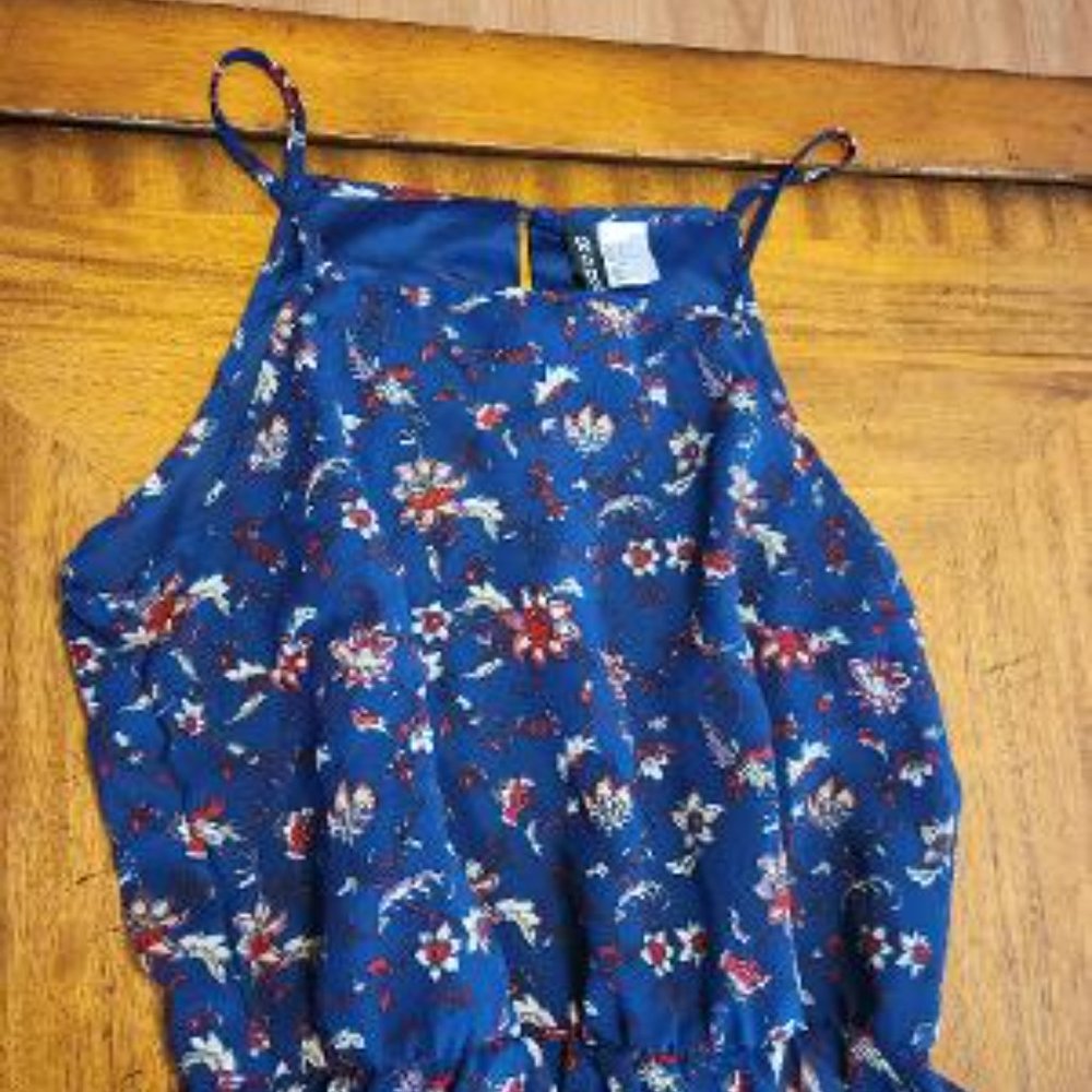 Divided by H&M Blue Floral Maxi Dress - Picture 2 of 14